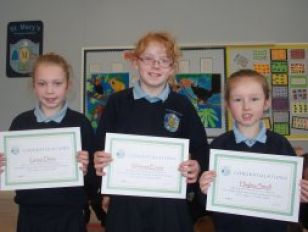 Certificate Award Winners
