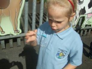 Great weather for blowing bubbles