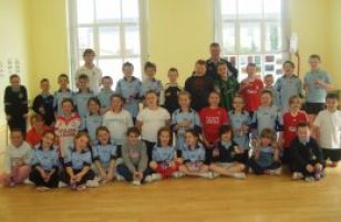 Key Stage 2 pupils in soccer tournament