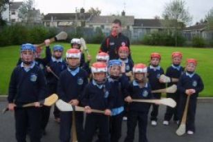 Stephen Donnelly puts pupils through their paces
