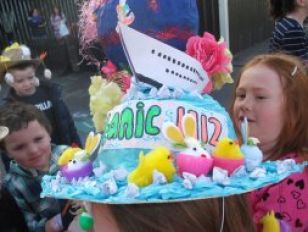 Mad hatters at the Easter Bonnet Parade