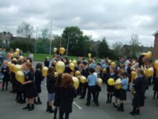 Magnificent Golden Balloon Launch
