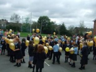 Magnificent Golden Balloon Launch 