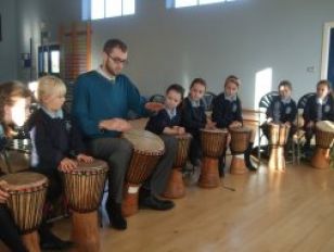 Drumming to the beat 