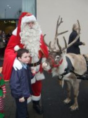 Santa and his Reindeer