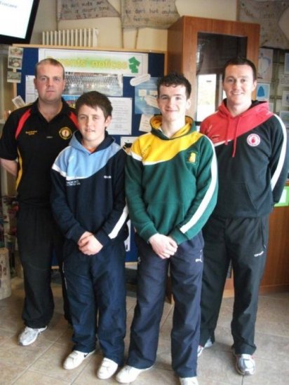  Patrick McCrory and Gavin McCrystal with Ronan & Ryan