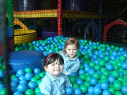 Having a ball at Peter Pan's